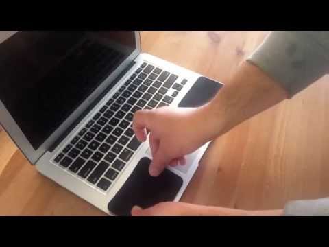 Grifiti Slim Palm Pads Wrist Rests on MacBooks Laptops and Notebooks