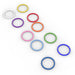 Band Joes Silicone Bands O-rings Gaskets 3 inch flat x 0.125 Assorted Color 40 Pk 0.7 Diameter - Grifiti