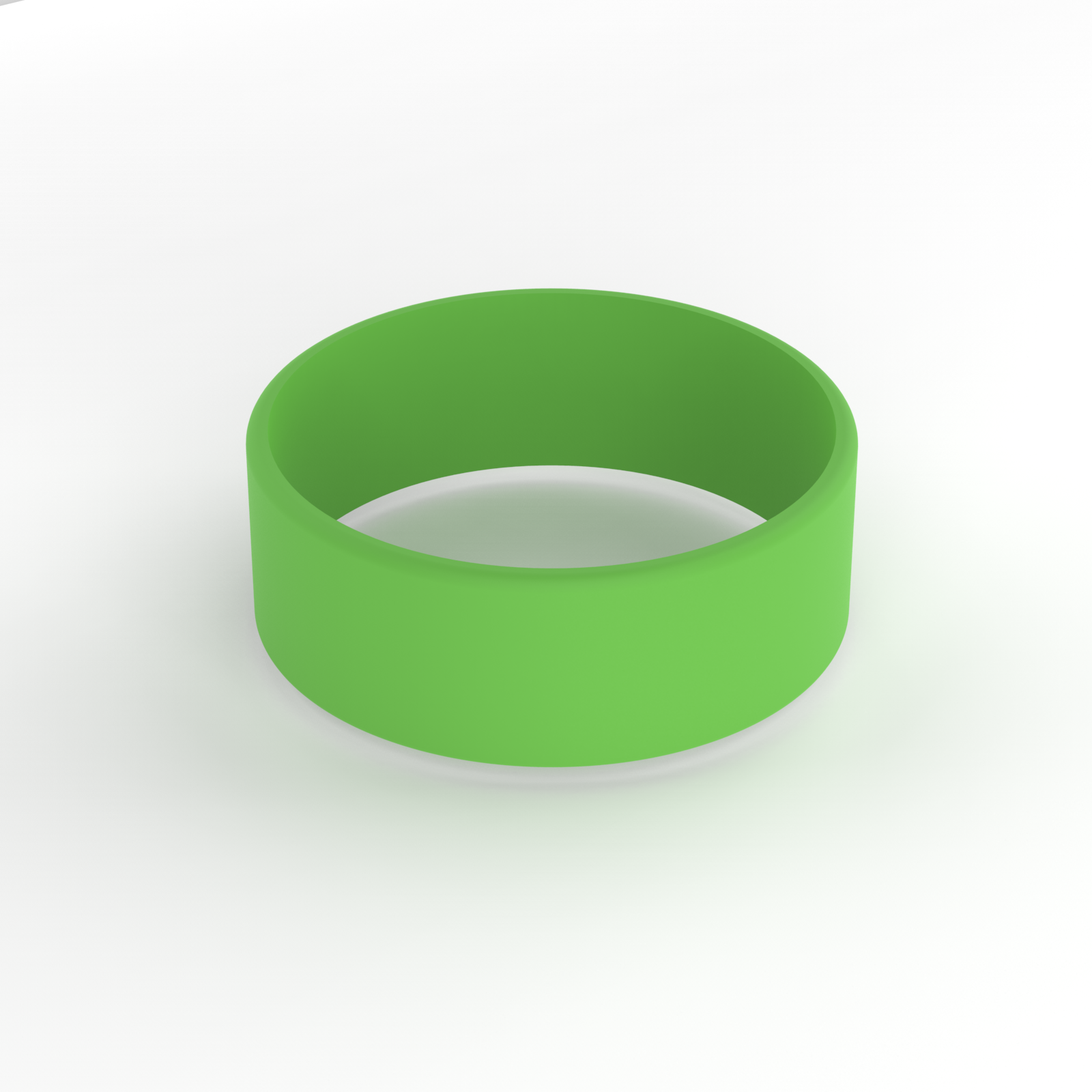 Rubber Bracelets (Pack of 10) Green