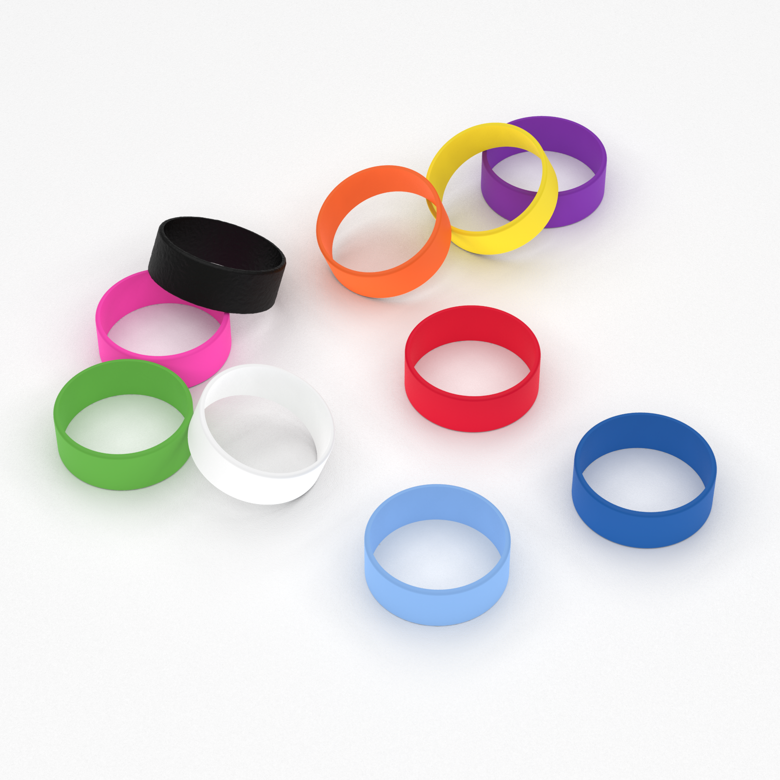 Grifiti Band Joes 3 x 0.75 inch Mini Silicone Bands for Cords Rings Gaskets Wraps - Grifiti