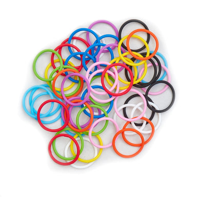 Rainbow Loom® Alpha Bands For ALPHA LOOM: Silver Rubber Bands with 24  C-Clips