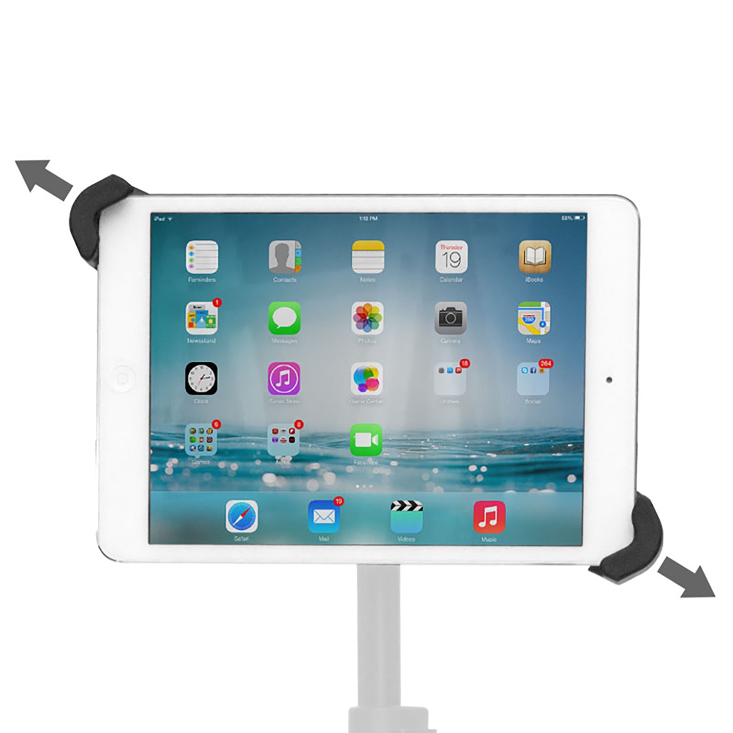 Grifiti Nootle Universal Tablet Mount Small to Standard iPads and Tablets - Grifiti