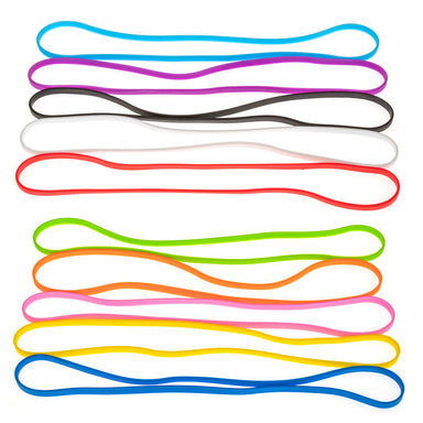 GRIFITI Elastic Band Joes 6 X 0.75 Silicone Rubber Bands Colorful  Assorted 20 Pack Long Lasting, Cooking Grade, Folders, Hot, Cold Uv Weather