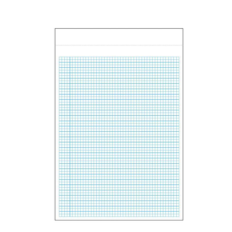 Grifiti Dootle Notepads Blue Grid and Ruled Pattern 8.5 x 11 inch Size