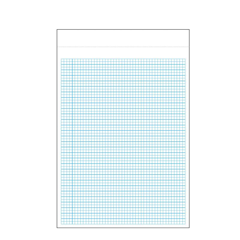 Grifiti Dootle Notepads Blue Grid and Ruled Pattern 8.5 x 11 inch Size 3 Pack - Grifiti