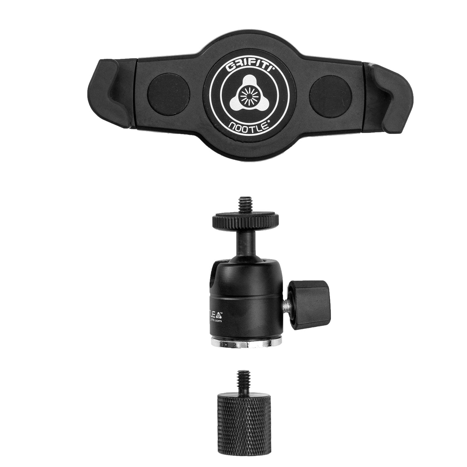 Grifiti Nootle Music Stand Retrofit Adaptor Mini Ball Head and Phone or Tablet Mount Bundles - Grifiti