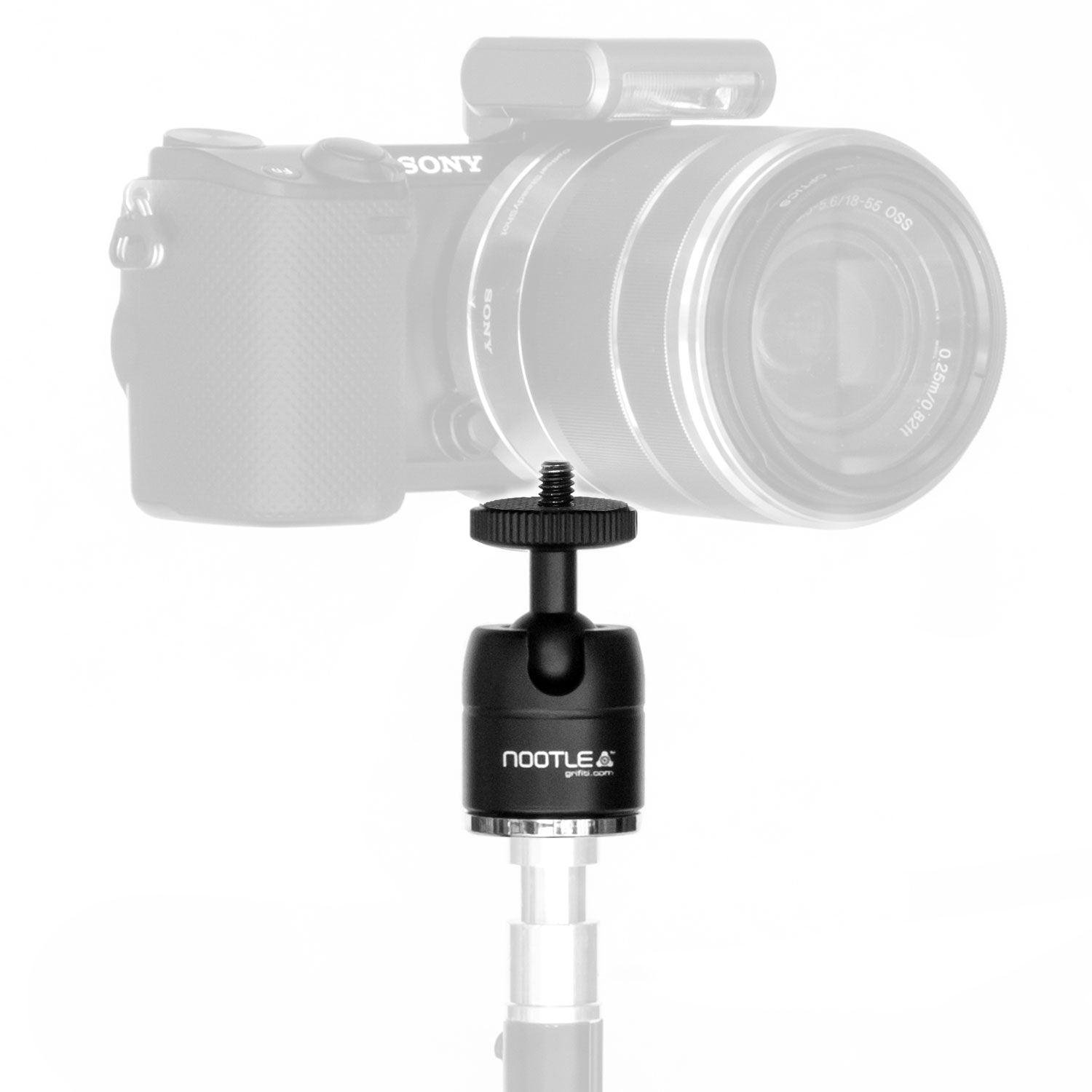 Grifiti Nootle Mini Ball Head for Cameras Video Tripods Flexpods Monopods Phone and Tablet Mounts - Grifiti