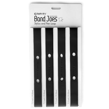 Grifiti Band Joes 7.5 inch Silicone Pen Loop Bands for Pens Pencils Stylus (4pk) - Grifiti