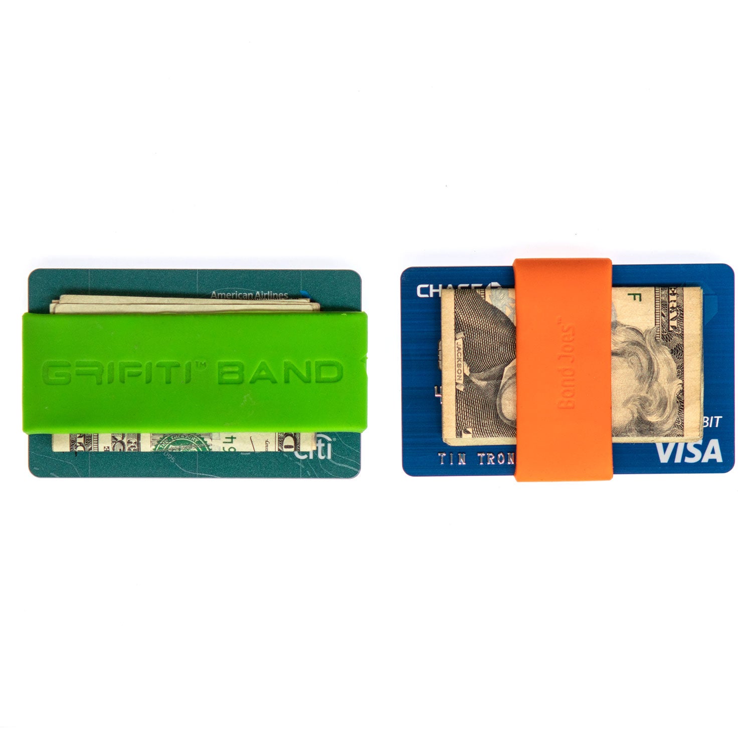Wallet Band Grifiti Band Joes 2.25 in x 1 Silicone Bands (5pk) Broccoli Wallet